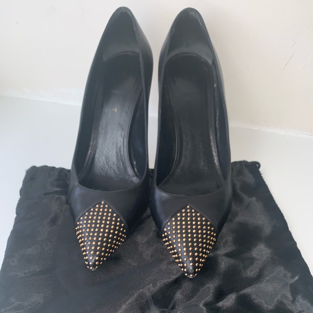 Saint Laurent Studded Toe Pumps